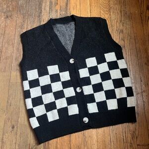 Checkered vest